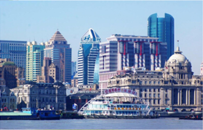 上海市黃浦區(qū)外灘黃埔大樓樓頂LED戶外廣告